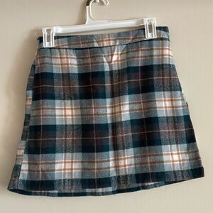AE Outfitters Plaid A-Line Skirt.